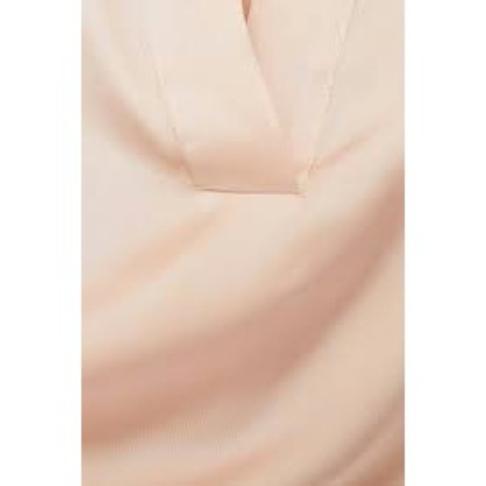 Zara Nude Pink Silky Blouse - Picture 4 of 7